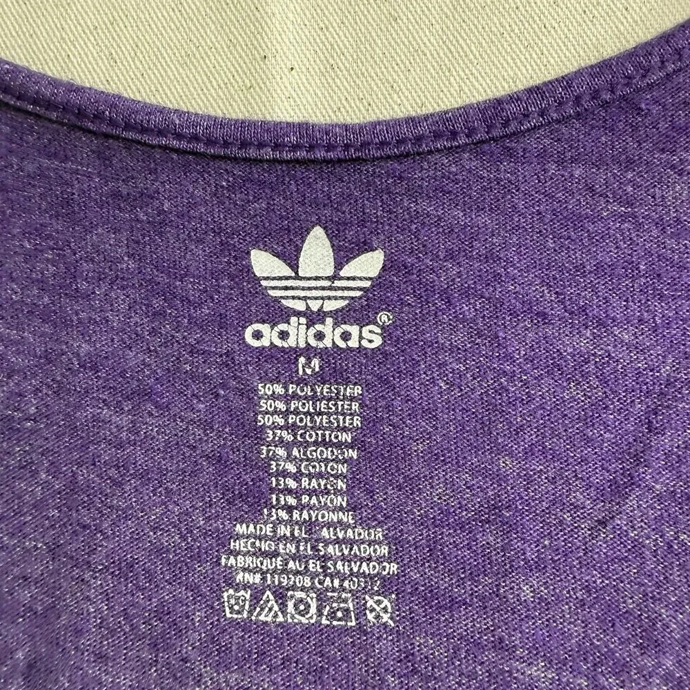 Adidas LA Lakers Womens Size Medium Sleeveless Tank Top Ladies Purple